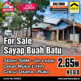 Sayap Buahbatu Bandung Kota, Mainroad, Cck U/ Ruko/ Usaha, SHM