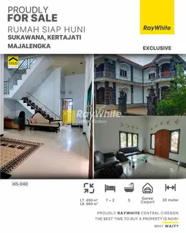 Dijual/Disewakan rumah 2 lantai di Sukawana Kertajati Majalengka