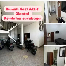 RUMAH KOST MEWAH AKTIF TERAWAT 2 LANTAI KEMLATEN SURABAYA