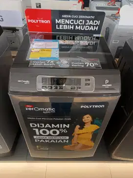 Mesin Cuci Top Load Polytron 9 KG Bisa Cicilan Tanpa Kartu Bunga 0%