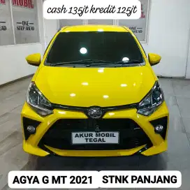 DP 20JT ! AGYA 1.2 G MANUAL 2021 STNK PANJANG 1THN FULL ORI SIAP PAKAI