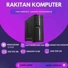 CPU/ PC RAKITAN CORE I5-4570 RAM 8GB SSD 512GB CASING SLIM DESKTOP