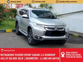 [KMANTIK 11RB] Mitsubishi Pajero Sport Dakar 2.4 4x2 Silver 2019/2020