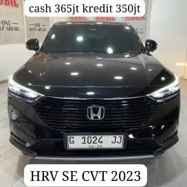 DP 21JT ! HONDA HRV SE CVT 2023 HITAM NOPOL G STNK APRIL 2025 FUL ORI