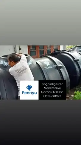 Jual Biogas Digester Merk Pennyu||Garansi 12bulan