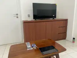 Disewakan bulanan apartemen full furnished green pramuka tw fagio lt18