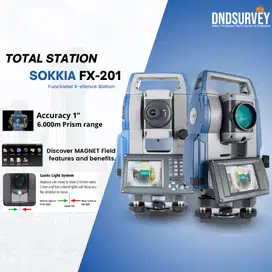 Total Station Sokkia FX-201 Laser Baru Bergaransi 1 Tahun