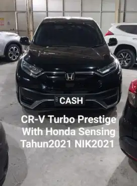 1.5 Turbo Prestige With Sensing Honda CRV New CR-V  Sunroof Terlengkap