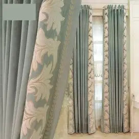Jual gordyn gorden tirai vertikal roll blind jasa wallpaper dinding vi