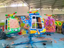 jual komedi putar gantung pesawat heli balon cangkir odong odong nego