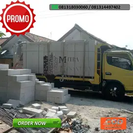 Bata ringan Hebel UK 10X20X60 & UK 7,5X20X60  GRESS PABRIKAN COD/BAYAR