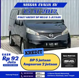 (DP 5Jt) Nissan Evalia 2012 matic