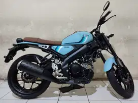 Dj. All New XSR 155 VVA biru 2023 LIKE NEW mulus terawat siap pakai