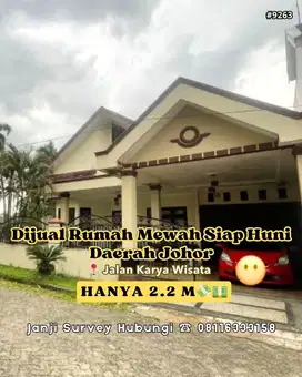 Dijual Rumah Mewah Siap Huni di Daerah Johor