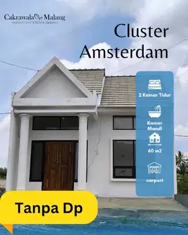 Rumah Cluster Amsterdam Dp 0% nuansa villa