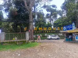 Dijual Tanah lebar 35m strategis di Sebrang Farm House Lembang