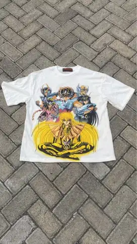 Jasa desain kaos anime naruto, saint seiya, gundam, final fantasy