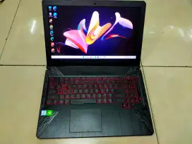 Dijual laptop TUF Gaming FX504DG I7-8750 12CPUs Ram 8GB SSD 512GB VGA