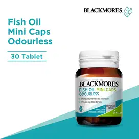 Blackmores Fish Oil Mini Caps Odourless isi 30 kapsul lunak