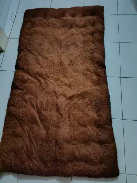 Karpet atau ambal bulu coklat