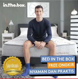 Kasur Spring Bed INTHEBOX Ukuran 120x200(FULL) -Free Bantal