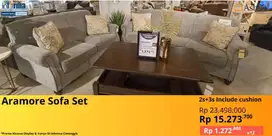 Dijual promo sofa set