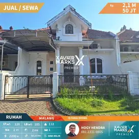 DISEWAKAN/DIJUAL RUMAH Di Istana Dieng - Malang