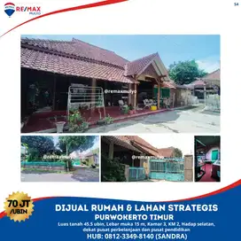 HOT SALE Dijual Rumah dan Tanah Strategis