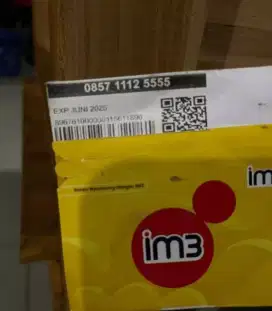 Di Jual Cepat Nomor Cantik Im3 triple naik kwartet langka