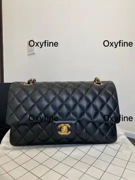 Chanel Classic Lambskin Medium Black GWH