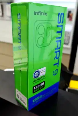 INFINIX Smart 9 4+4/128 BARU garansi resmi 1th bisa TT atau Kredit