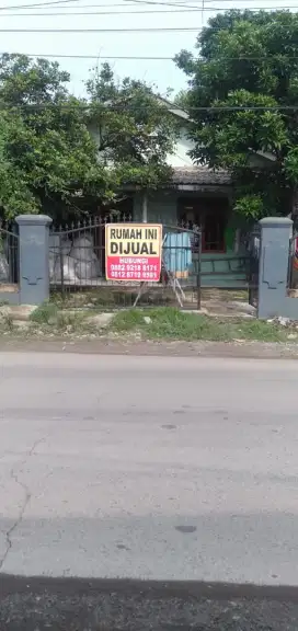 Jual Rumah+Tanah dipinggir jalan raya korelet,kecamatan Panongan