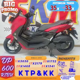 Nmax 2021 kredit DP 600rb gratis tenor 2bulan