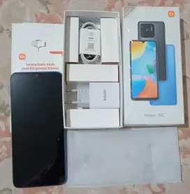 Jual HP Second Redmi 10C 4GB/128GB rapi bekas mama