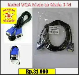 Kabel VGA Male to Male 3m