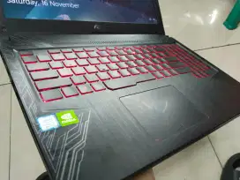 Dijual Asus TUF GAMING 504DG intel i7-8750 ram 8GB DDR4 SSD 512 VGAGTX