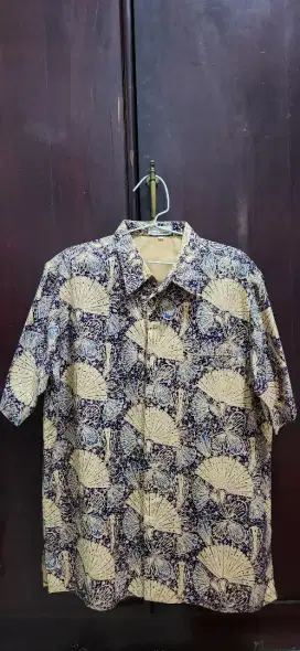 Jual Kemeja Batik Palembang Pria Lengan Pendek