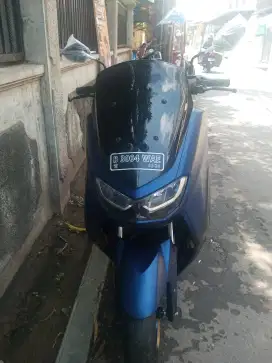 Yamaha all New NMAX connected remot 2021 warna biru doff mulus