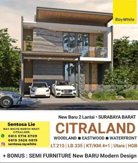 Rumah Baru Citraland Surabaya Barat - Woodland - Waterfront - Eastwood