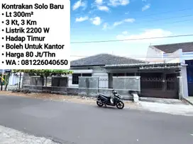 Kontrakan Rumah Area Solo Baru Bisa Untuk Kantor