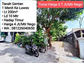 Jual Tanah Siap Bangun Area Gentan, Dekat Laweyan, Purwosari