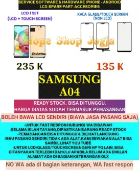 Service HP-Baterai-Touchscreen-LCD SAMSUNG A04