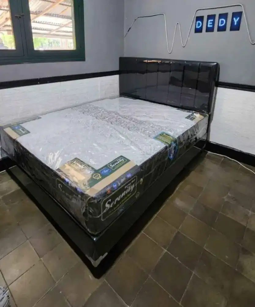 Springbed Elite Serinity + Dipan Lengkap UK 160 x 200 cm