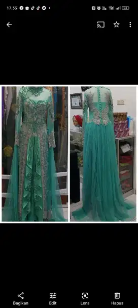 Kebaya baru 1x pakai