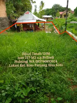 Dijual Tanah SHM Lokasi Strategis