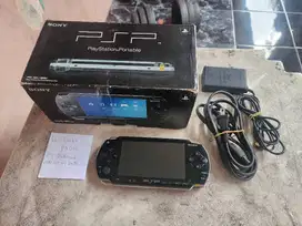 Playstation Portable PSP Fat 1000 16GB Black Fullset 00