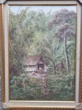 Dijual lukisan karya Iskandar Hasyim