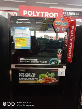 Promo Cicilan Tanpa Kartu Kredit Kulkas Polytron 186L