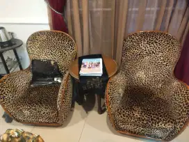 Jual sofa leopard NIERI ITALY import 2 seat