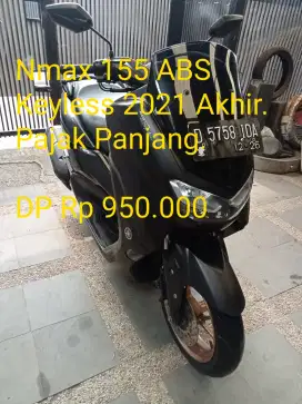 Nmax 155 ABS Keyless 2021 Akhir. Pajak Panjang. Like New. Ori. BanBaru